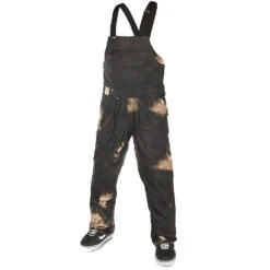 Pantaloni Snowboard Volcom ROAN BIB OVERALL BLEACH BLACK 2023