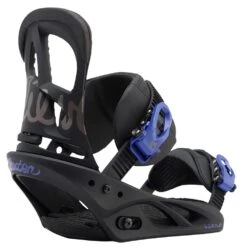 Attacchi Snowboard Burton SCRIBE BLACK/LAVENDER 2017