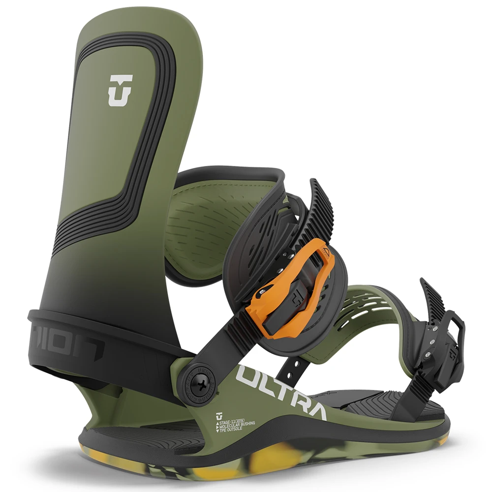 Attacchi Snowboard Union ULTRA ARMY GREEN 2024