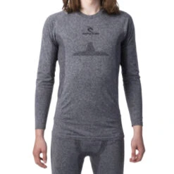 Maglia Termica Rip Curl GUM LAYER TOP JET BLACK
